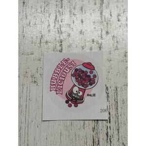 Scratch & sniff happy Allie scented Sticker Matte Single Bubble-Licious